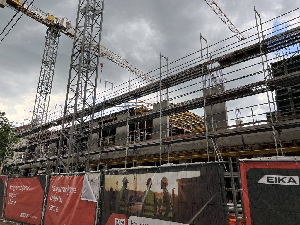 Sėlių g. 3A (Sėlių g. 3A) - Office center - construction photos