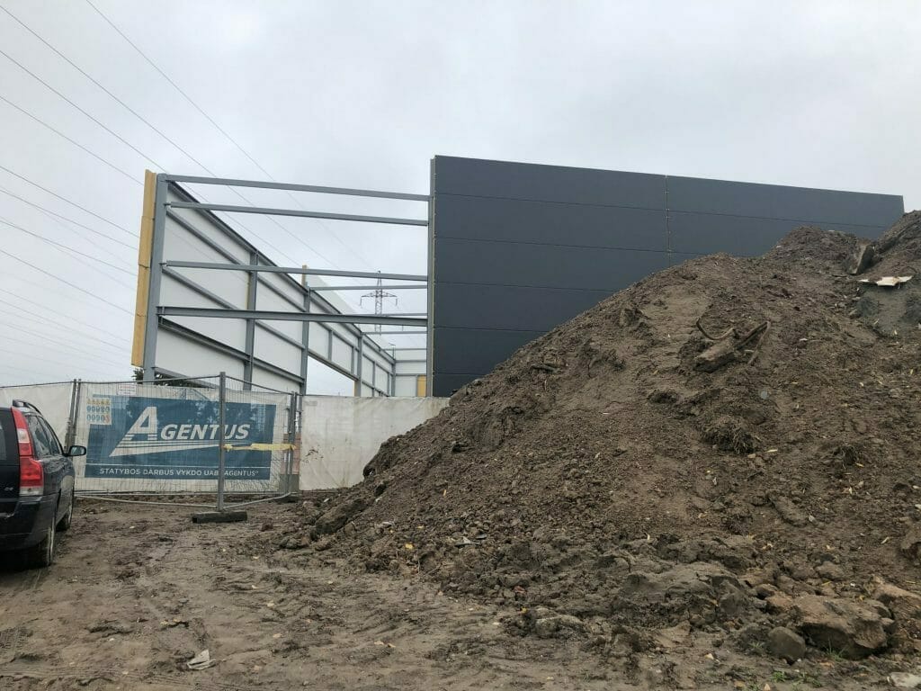 Elektrėnų g. 27 (Elektrėnų g. 27) - Sandėlys / Platinimo centras - statybų nuotraukos