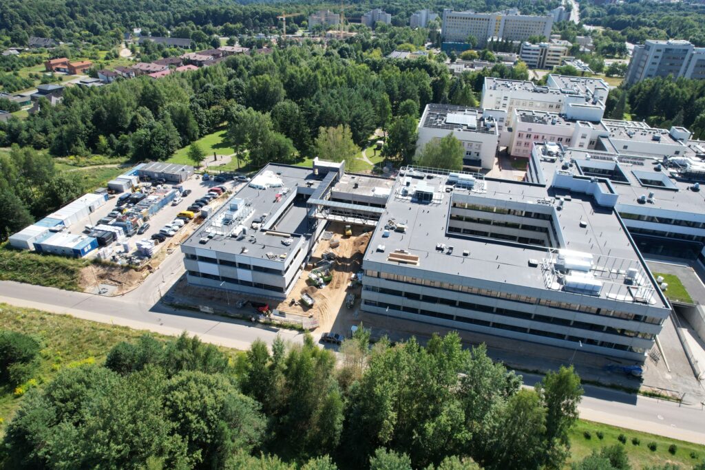 Vaikų pediatrijos II korpusas (Santariškių g. 7) - Hospital - construction photos