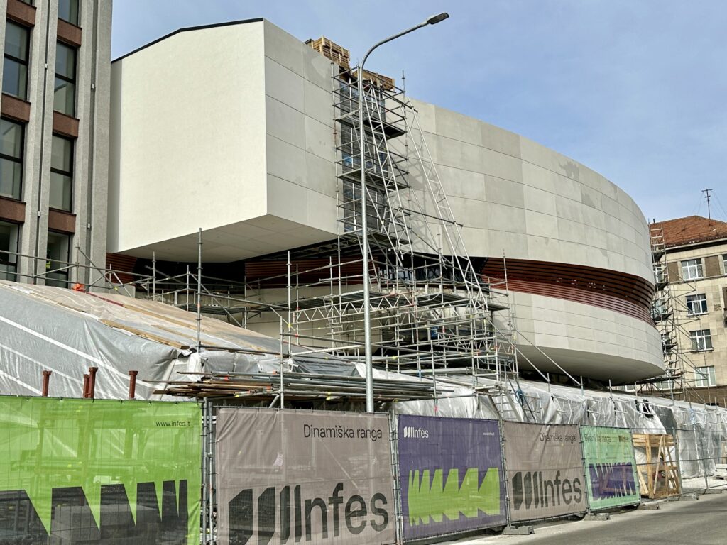 Klaipėdos muzikinis teatras (Danės g. 19) - Cultural center - construction photos