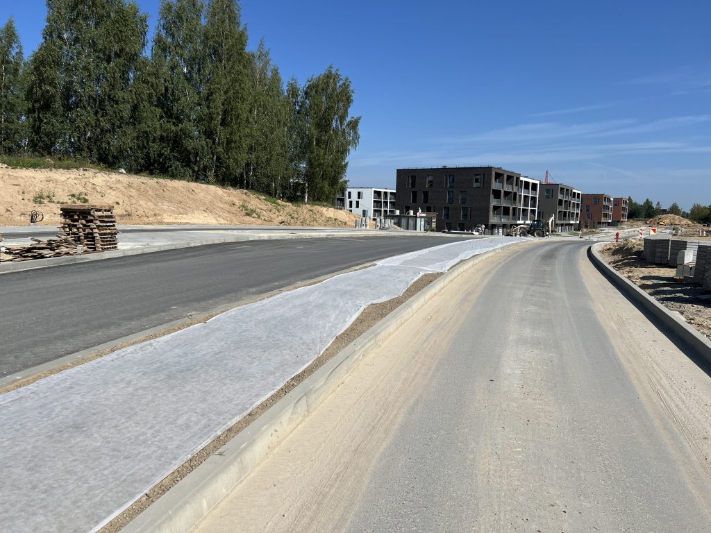 Karaliaučiaus g. atkarpa, Vištyčio g., J. Bretkūno g. atkarpa (Karaliaučiaus g., Vištyčio g., J. Bretkūno g.) - Bike path, Street - construction photos