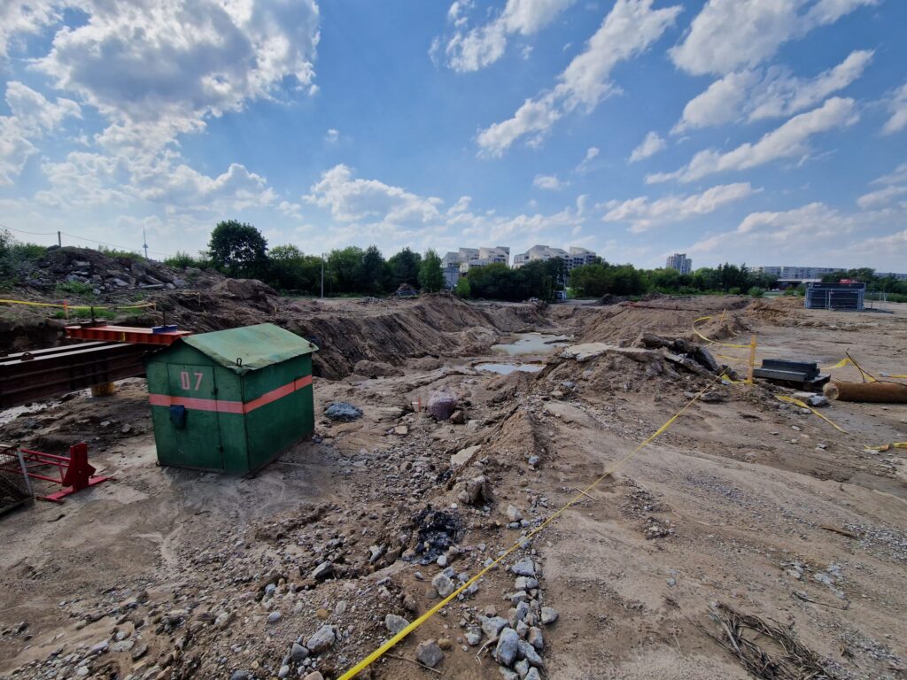 Daugiafunkcis sveikatinimo, ugdymo, švietimo, kultūros ir užimtumo kompleksas 1 etapas (stadionas) (Ozo g. 27) - Stadium - construction photos