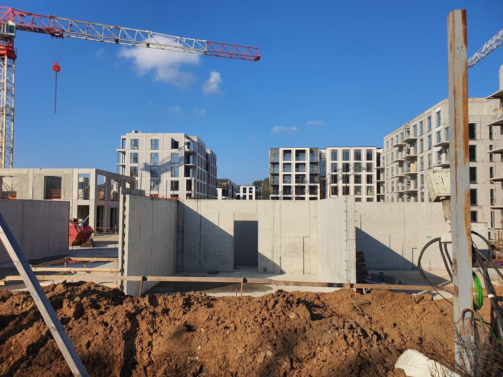 Vilnelės skverai 4 etapas (Manufaktūrų g. 7) - Daudzdzīvokļu nams - būvdarbu attēli