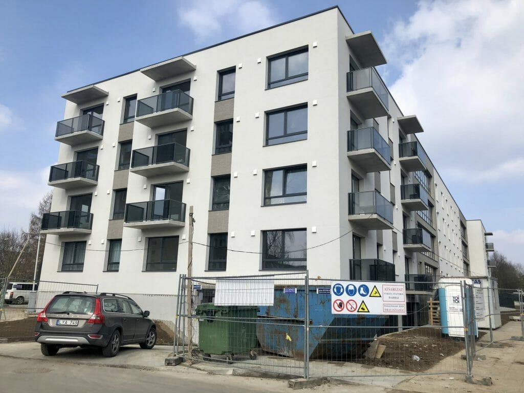 Taikos alėja (Taikos g. 157B) - Multi apartment - construction photos