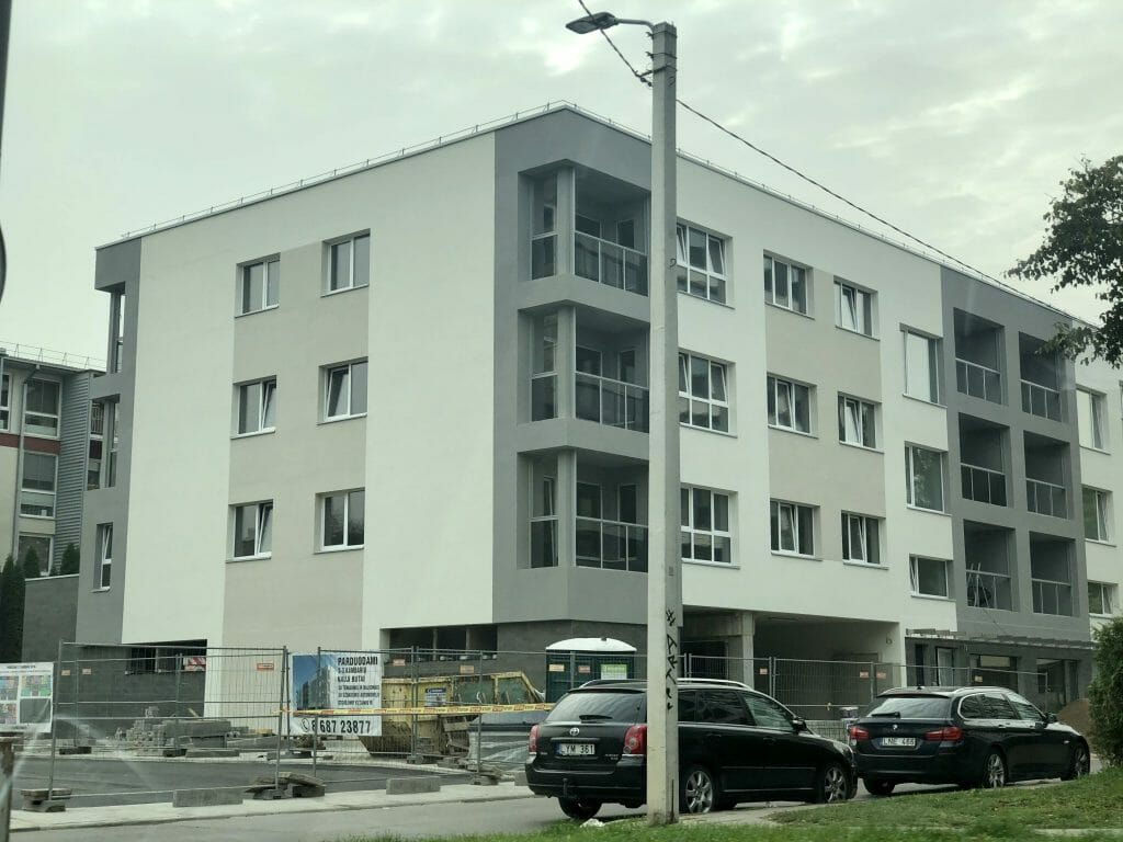 Krėvės 114F (V. Krėvės pr. 114F) - Daudzdzīvokļu nams - būvdarbu attēli