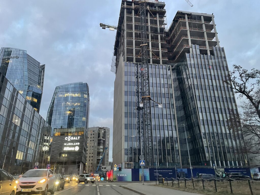 FLOW (Lvovo g. 21A) - Office center - construction photos