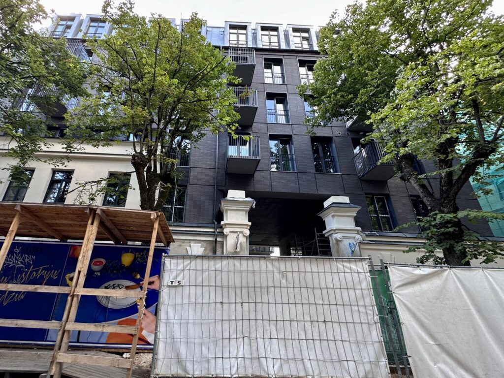 Baltas Lapas Mindaugo 4 etapas (Aguonų g. 17) - Multi apartment - construction photos