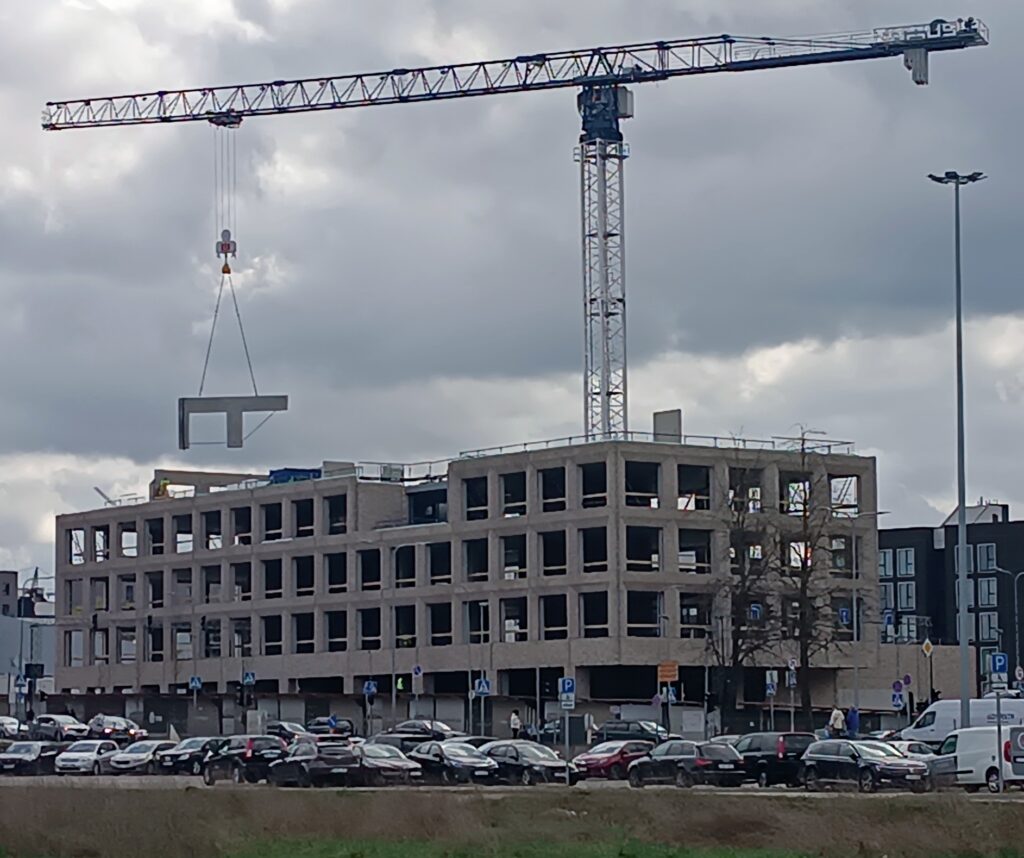 Sand Offices (Žalgirio g. 114) - Office center - construction photos
