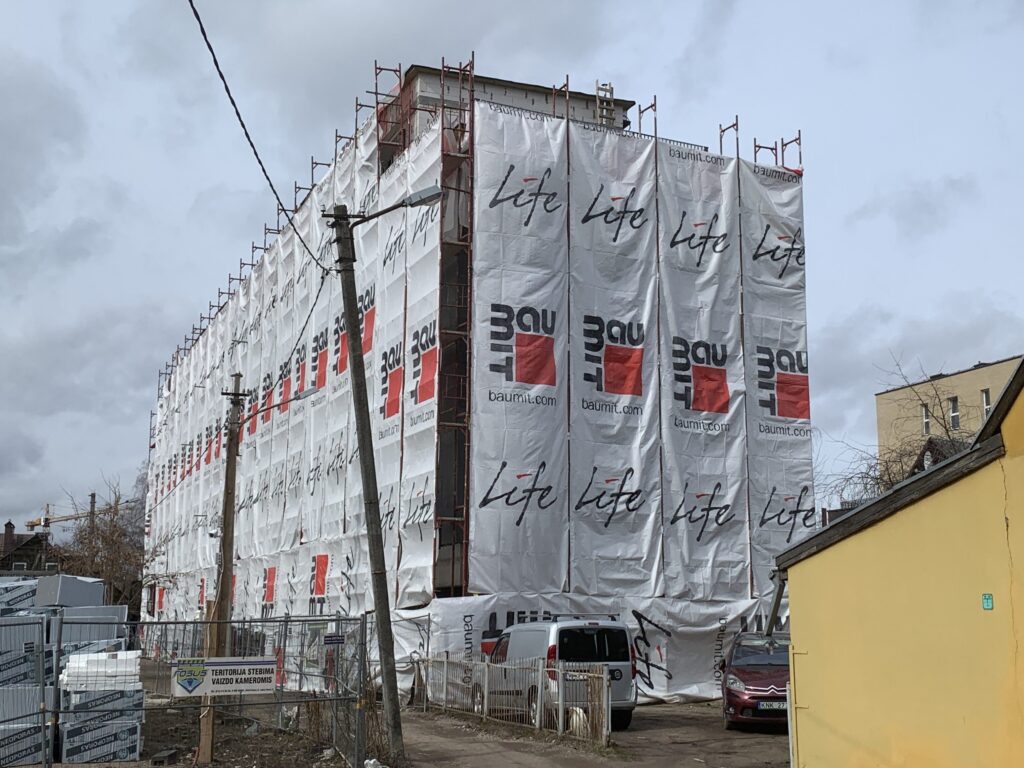 K50E (Kalvarijų g. 50E) - Multi apartment - construction photos