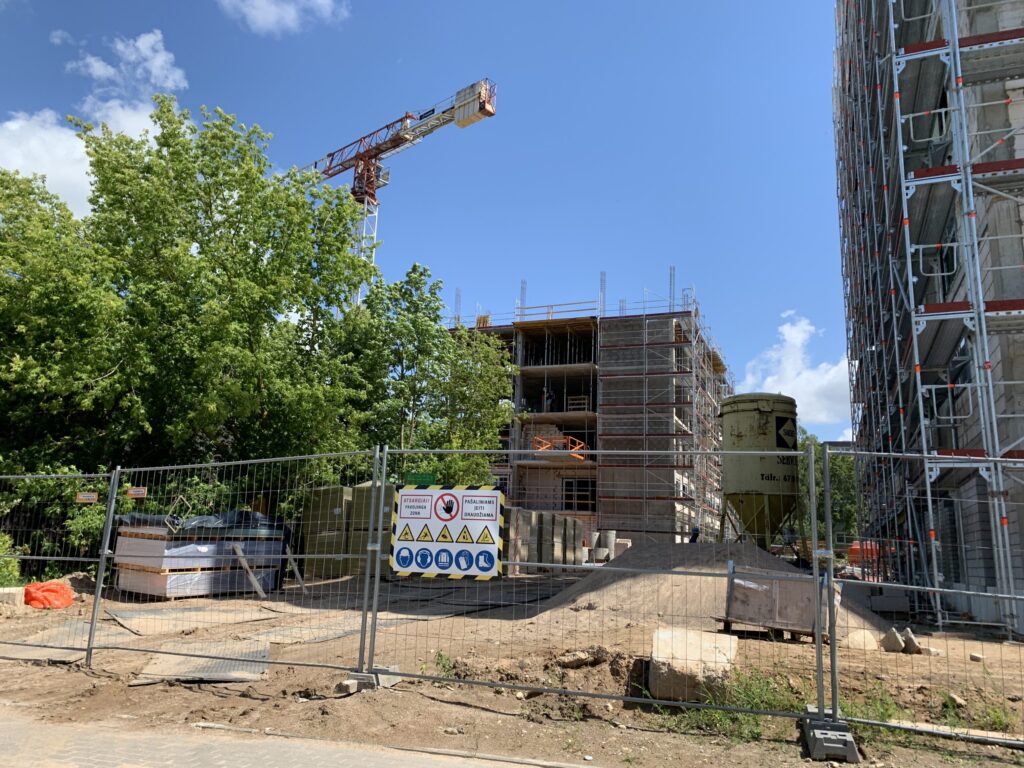O5 NAMAI (Žeimenos g. 82) - Multi apartment - construction photos