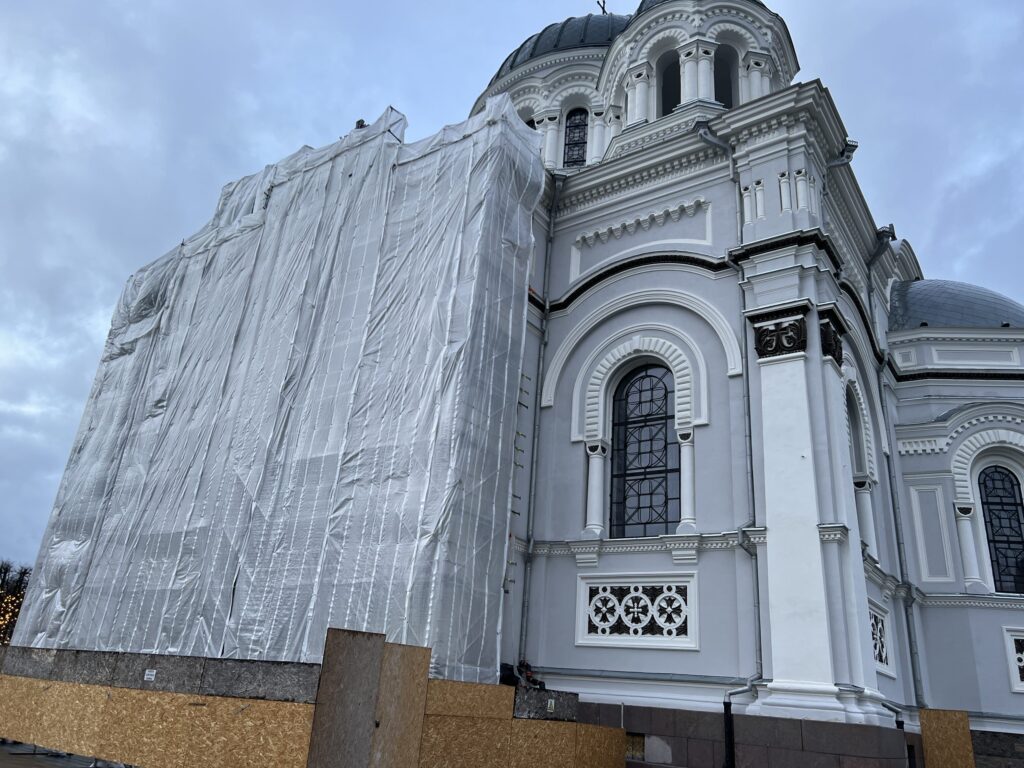 Kauno Soboro rekonstrukcija (Nepriklausomybės a. 14) - House of worship - construction photos