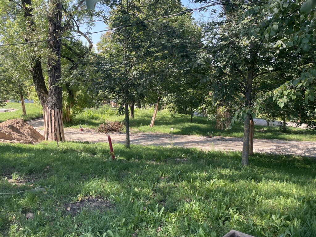 Tauro kalno parkas (V. Mykolaičio-Putino g.) - Park - construction photos