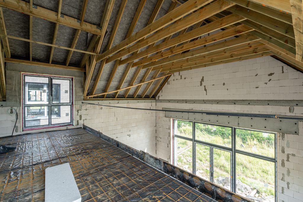 Žvaigždžių gatvės namai (Žvaigždžių g. 2, 4, 6, 8) - Private house community - construction photos