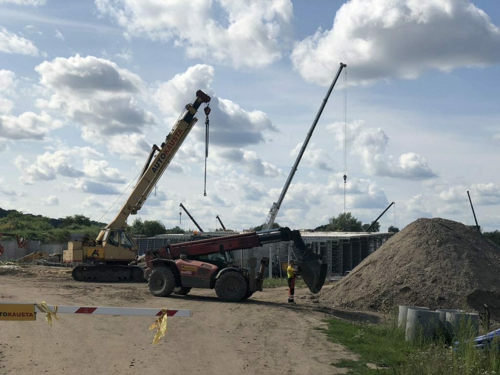 Mokslo sala (Karaliaus Mindaugo pr. 50) - Museum - construction photos