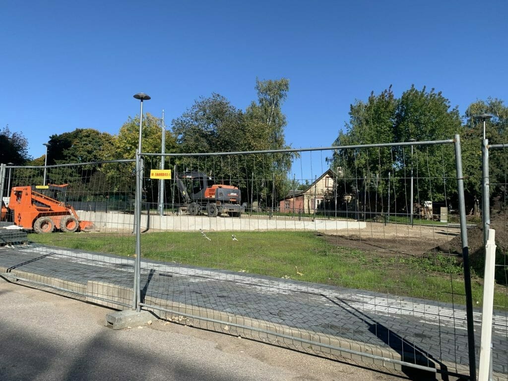 Drakono pieva (Giedraičių-Krokuvos g. skveras) (Krokuvos g.) - Square - construction photos