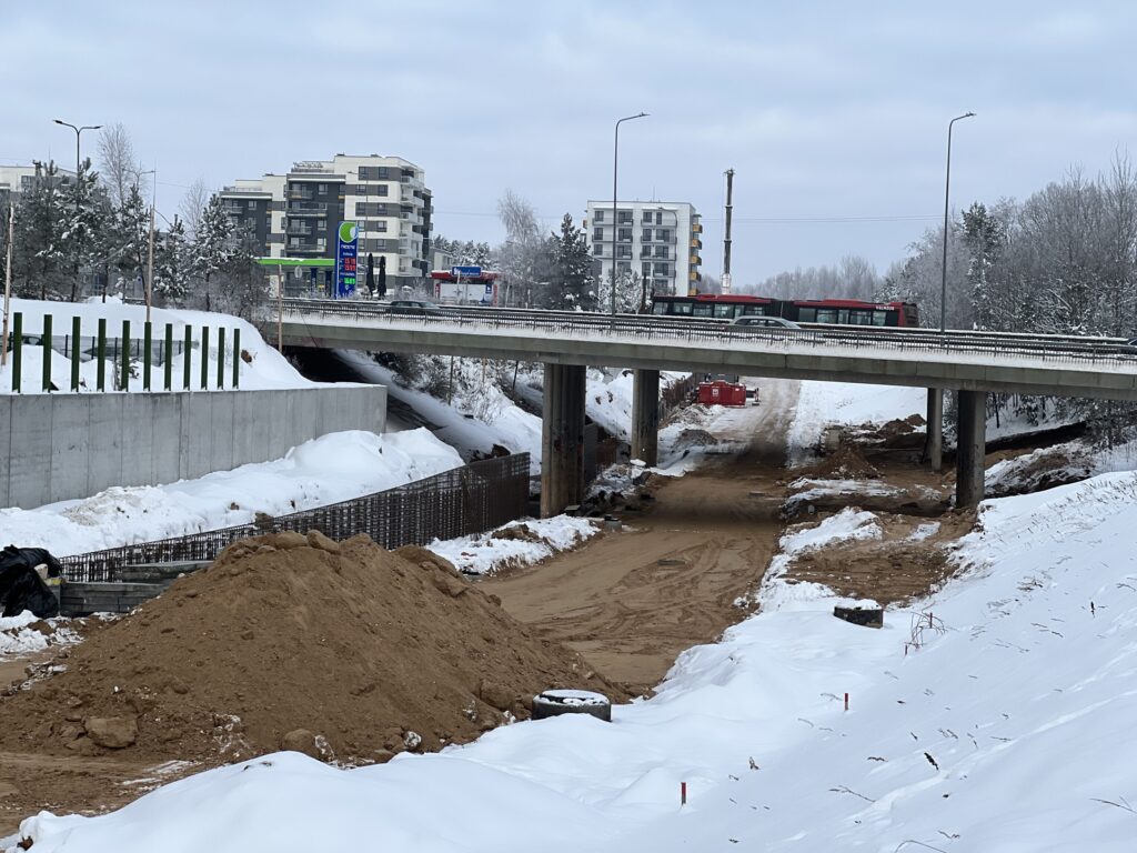 Smalinės g. tęsinys (Smalinės g.) - Bike path, Street - construction photos