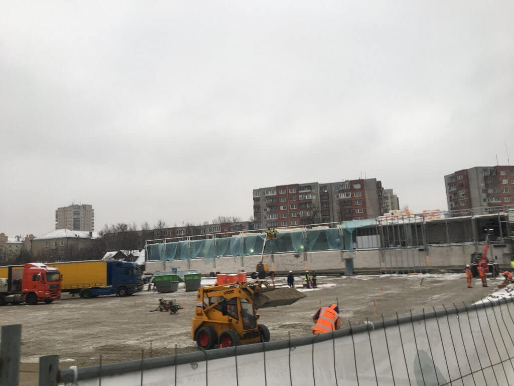 LIDL Rinktinės g. (Rinktinės g. 60) - Food store - construction photos
