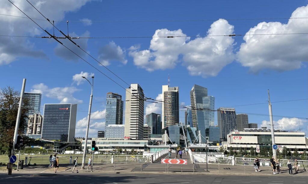 Artery (Konstitucijos pr. 18B) - Biroju centrs - būvdarbu attēli