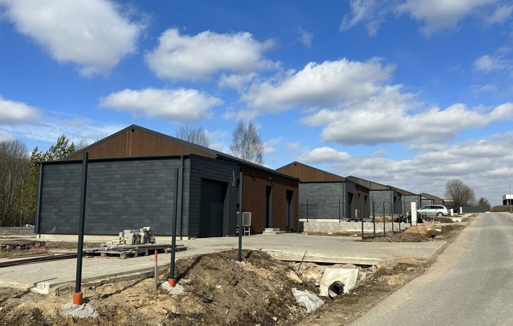 Lapino namai (Dusmenų g. 69) - Land plots - construction photos