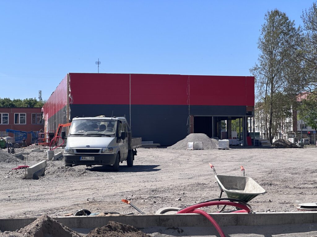 Minijos g. 153 automobilių aikštelė (Minijos g. 153) - Ceļš - būvdarbu attēli