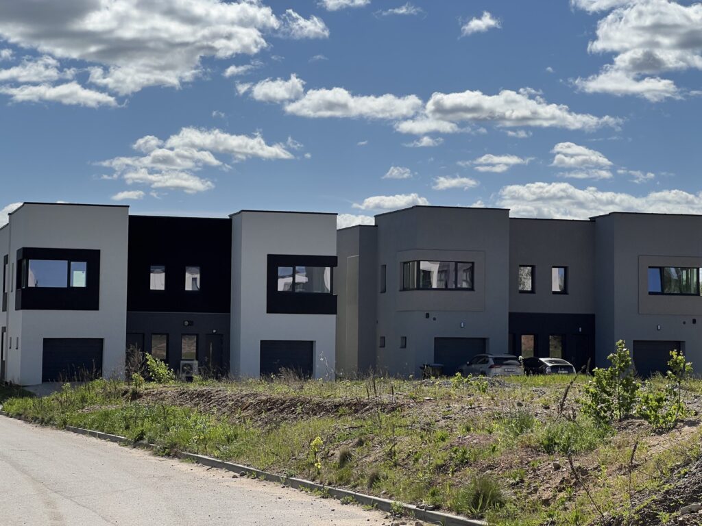 J. Bretkūno g. 34, 36, 38, 40, 42 (J. Bretkūno g. 34, 36, 38, 40, 42) - Row housing - construction photos