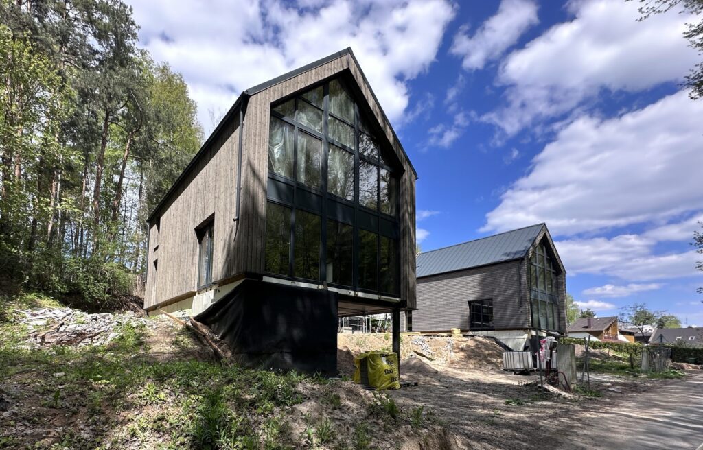 Pupojų g. 32, 34 (Pupojų g. 32, 34) - Private house community - construction photos