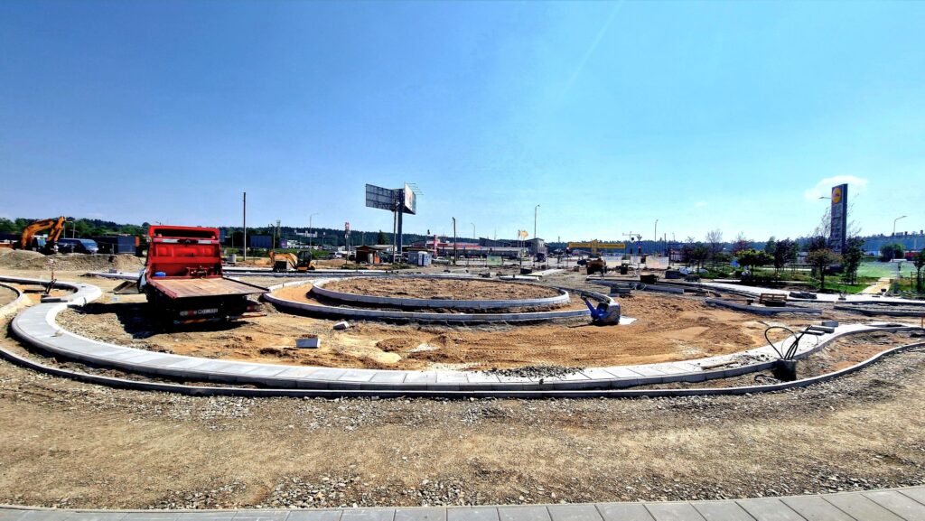 Paneriškių gatvės atkarpa iki Gariūnų g (Paneriškių g.) - Bike path, Street - construction photos