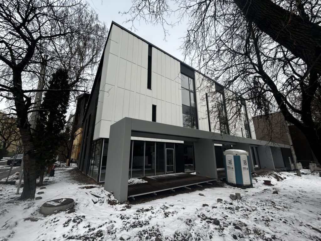 Lūšių 19 (Lūšių g. 19) - Row housing - construction photos