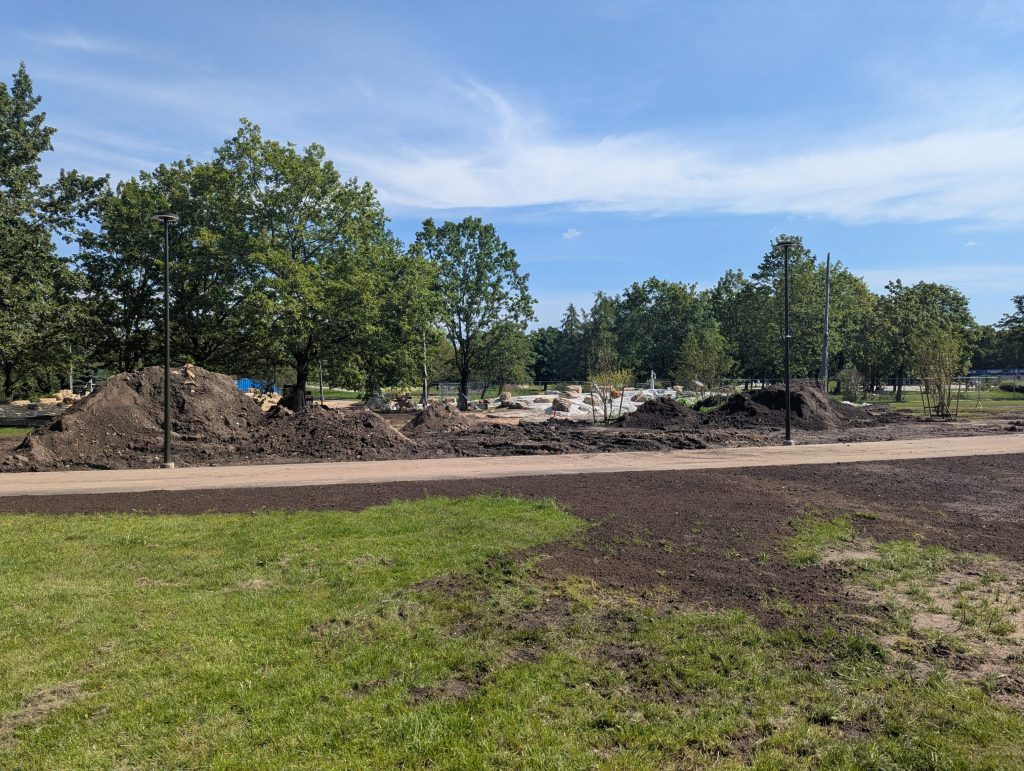 Latvijas Uzvaras parks - 2. kārtā (Uzvaras parks) - Piedzīvojumu parks, Ēdināšanas pakalpojumi, Parks, Sporta laukums vai korti - būvdarbu attēli