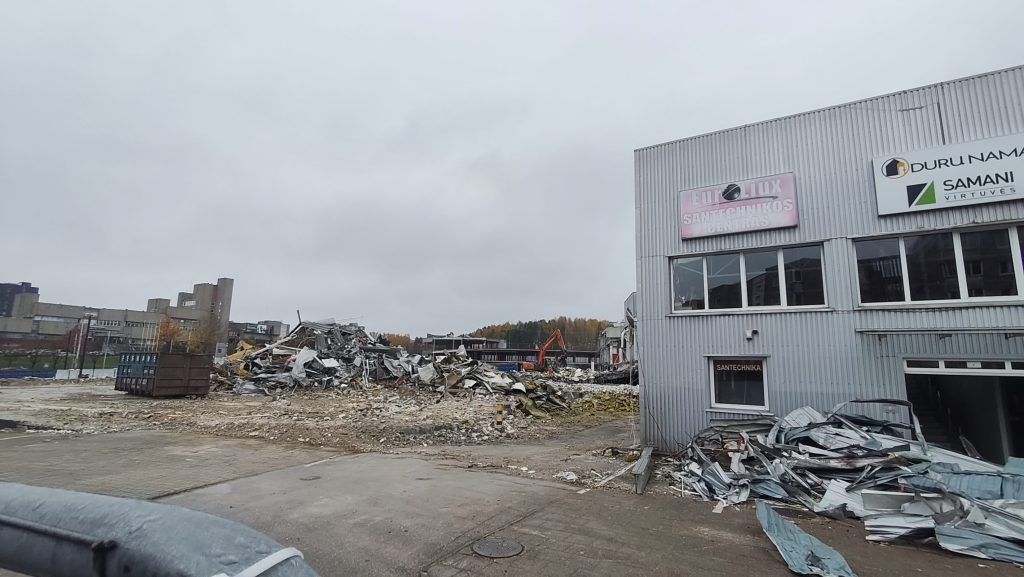 PC Mada rekonstrukcija (Viršuliškių g. 40, 42) - Shopping center - construction photos