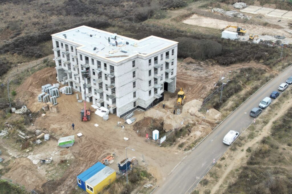 Naujasis Antakalnis (Duburio namas) (Duburio g. 4) - Multi apartment - construction photos