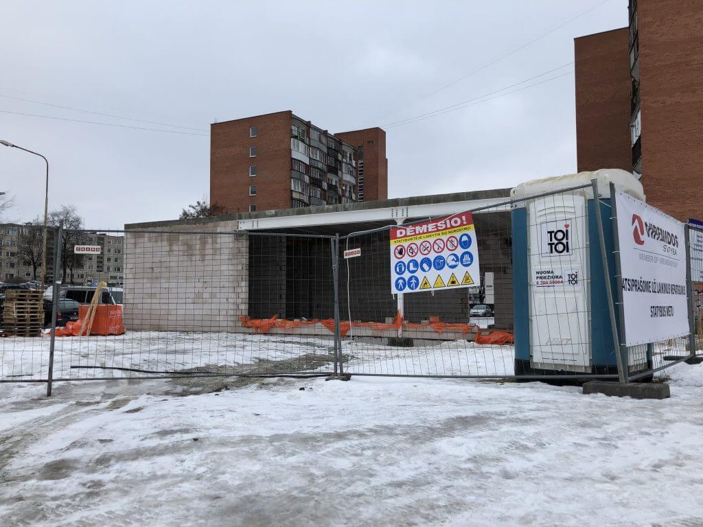 Hesburger Ozo g. (Ozo g. 9) - Food services - construction photos