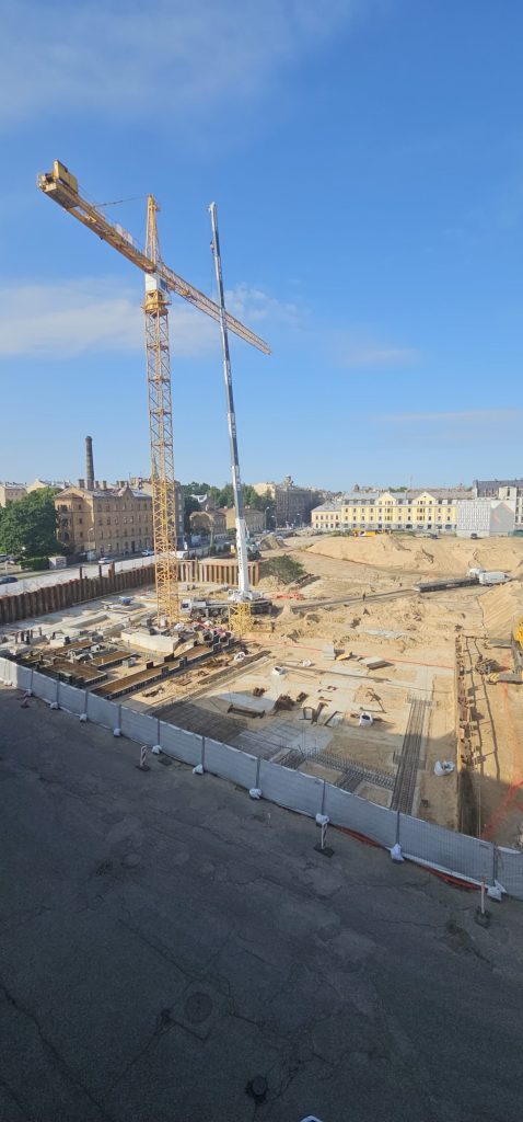 Tērbatas dārzs - 1. kārta - Tērbatas iela 78A (Tērbatas iela 78A) - Daudzdzīvokļu nams - būvdarbu attēli