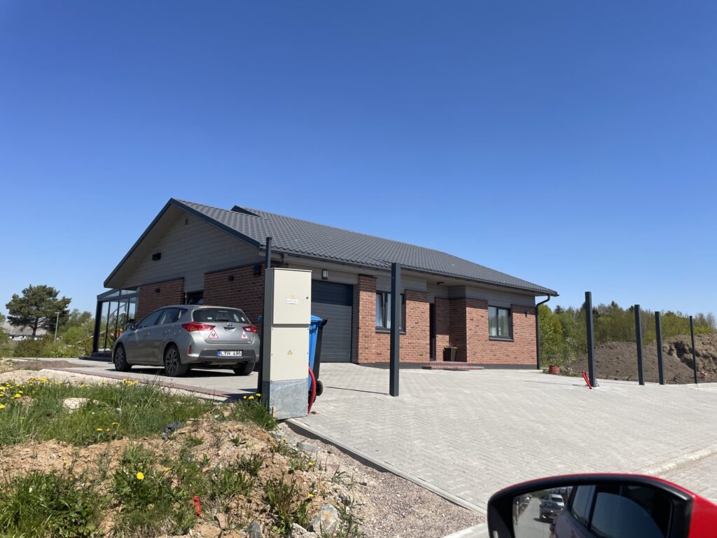 Saulės kalvos (Akacijų g. 1, 2, 3, 4, 5, 6, 7, 8, 9, 10, 11, 12, 13, 14, 15, 16, 17, 18, 19, 20, 21, Jazminų g. 1, 3, 5, 7, 9, 11, 13, 15, 17) - Private house community - construction photos