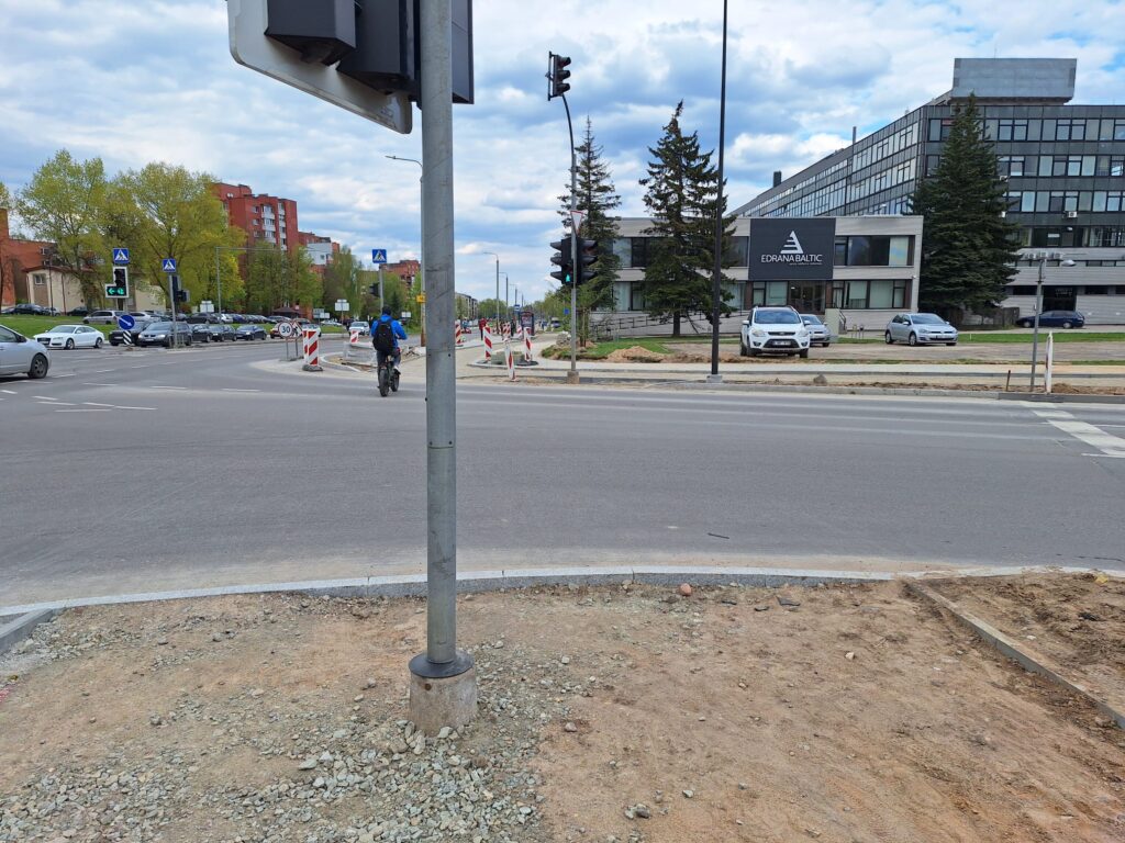 Baltupio g. dviračių takas iki Didlaukio g. (Baltupio g.) - Bike path - construction photos