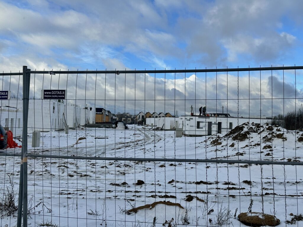 Sveiki! Kalnėnuose 2 etapas (Baskų g. 80) - Row housing - construction photos