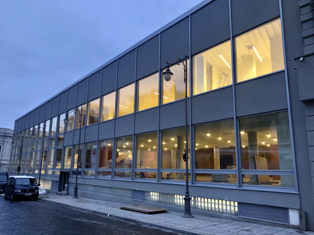 ISM universitetas (buv. Centrinis paštas) (Gedimino pr. 7) - Higher education - construction photos