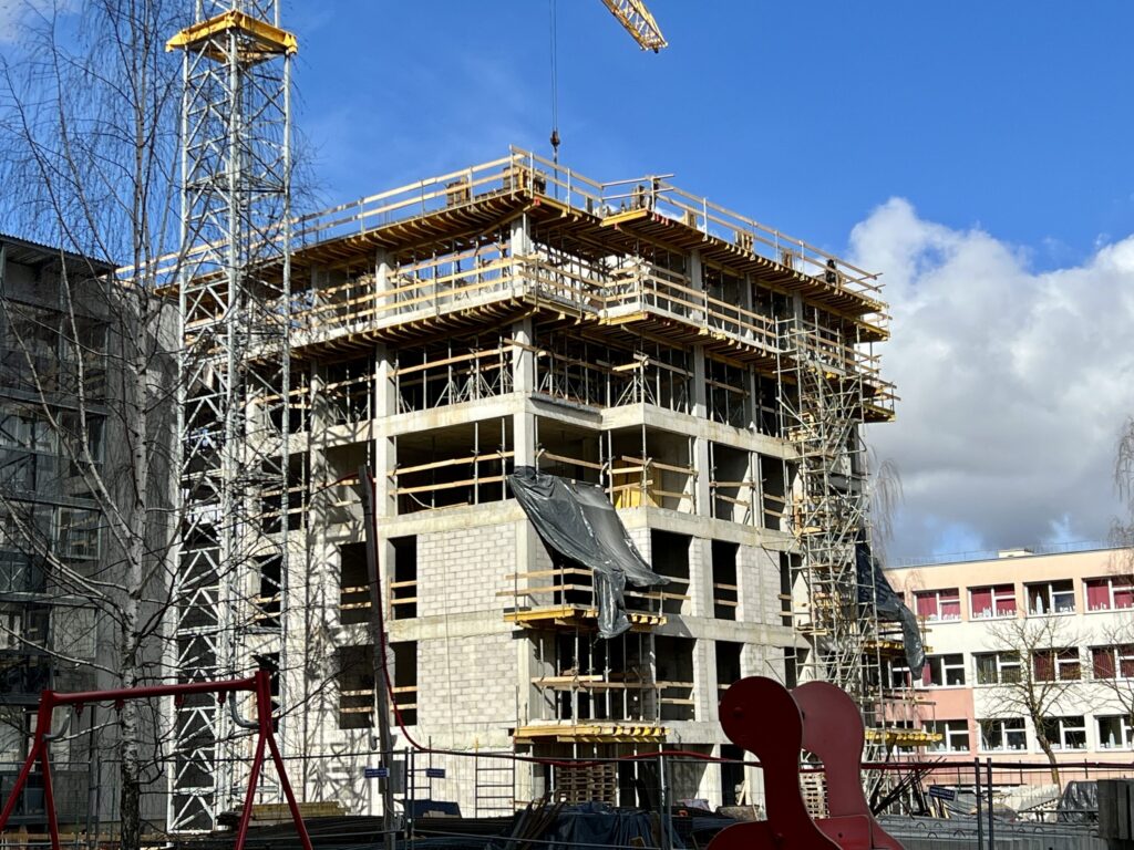 Laisvės 45A (Laisvės pr. 45A) - Multi apartment - construction photos