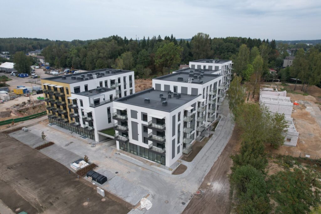 Metų laikai 1 etapas (Visorių g. 27) - Multi apartment - construction photos
