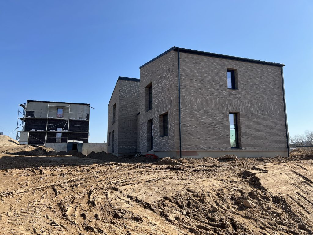 Miesto meldai (Pagudės g. 1, 3, 5, 7, 9, 11, 13) - Private house community - construction photos