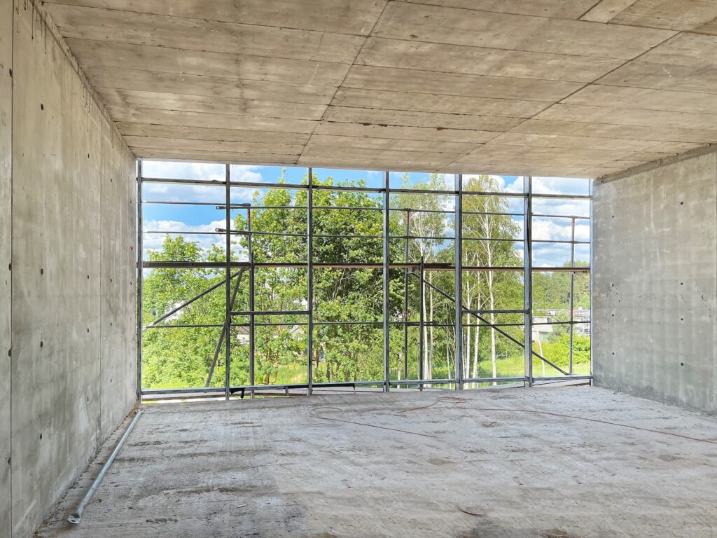 Duonos kalnas 1 etapas (Duonos Kalno g. 20, 22, 24, 26) - Private house community - construction photos