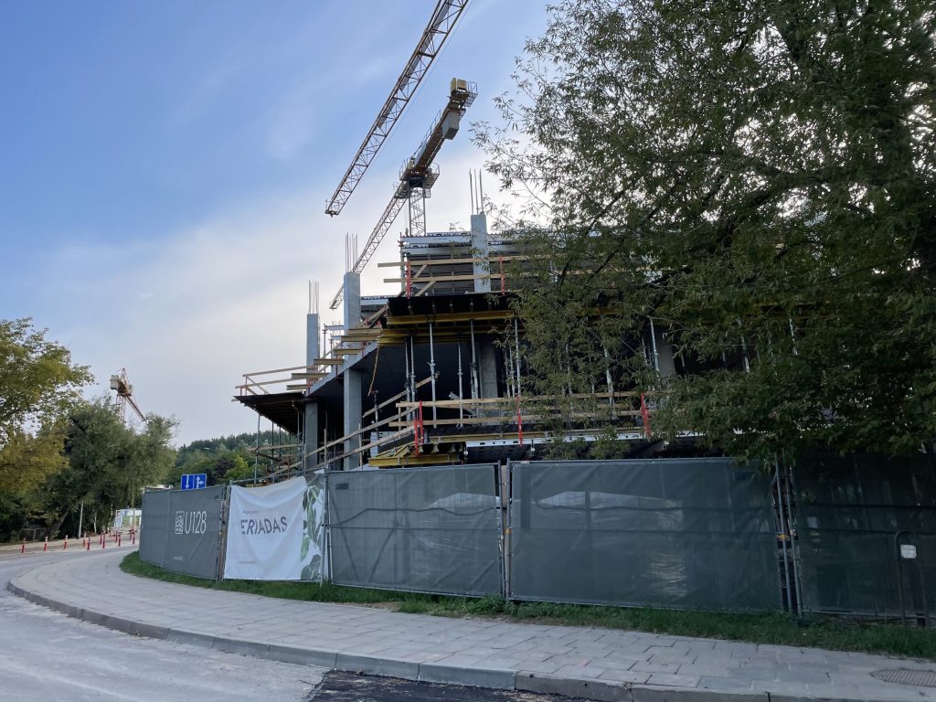 U128 (Ukmergės g. 128) - Daugiabutis - statybų nuotraukos