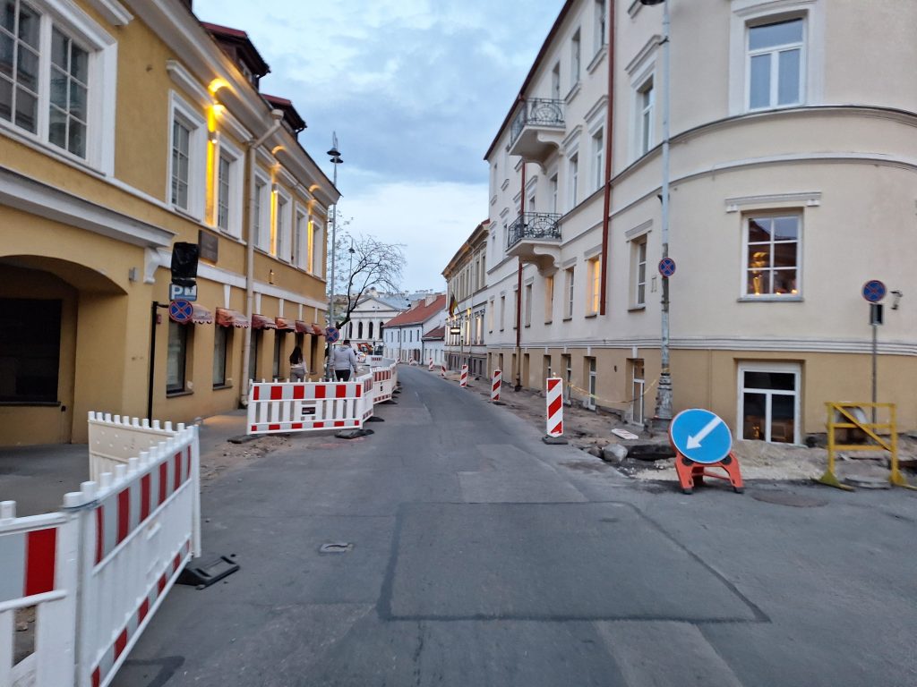 Tilto g., Ž. Liauksmino g. remontas 2 etapas (Tilto g., Ž. Liauksmino g.) - Street - construction photos