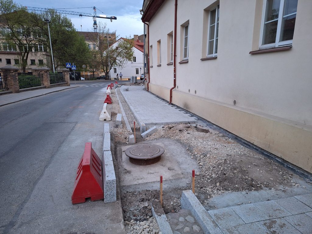 Tilto g., Ž. Liauksmino g. remontas 2 etapas (Tilto g., Ž. Liauksmino g.) - Street - construction photos