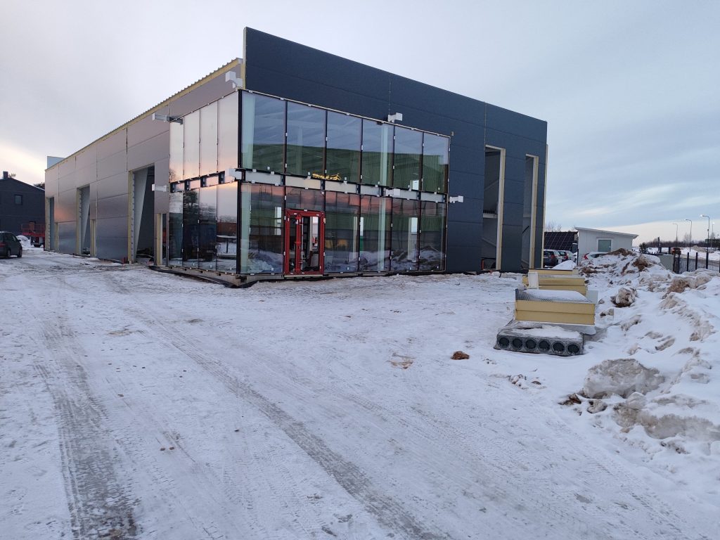 Ožiarūčių g. 8 (Ožiarūčių g. 8) - Ne maisto parduotuvė, Sandėlys / Platinimo centras - statybų nuotraukos