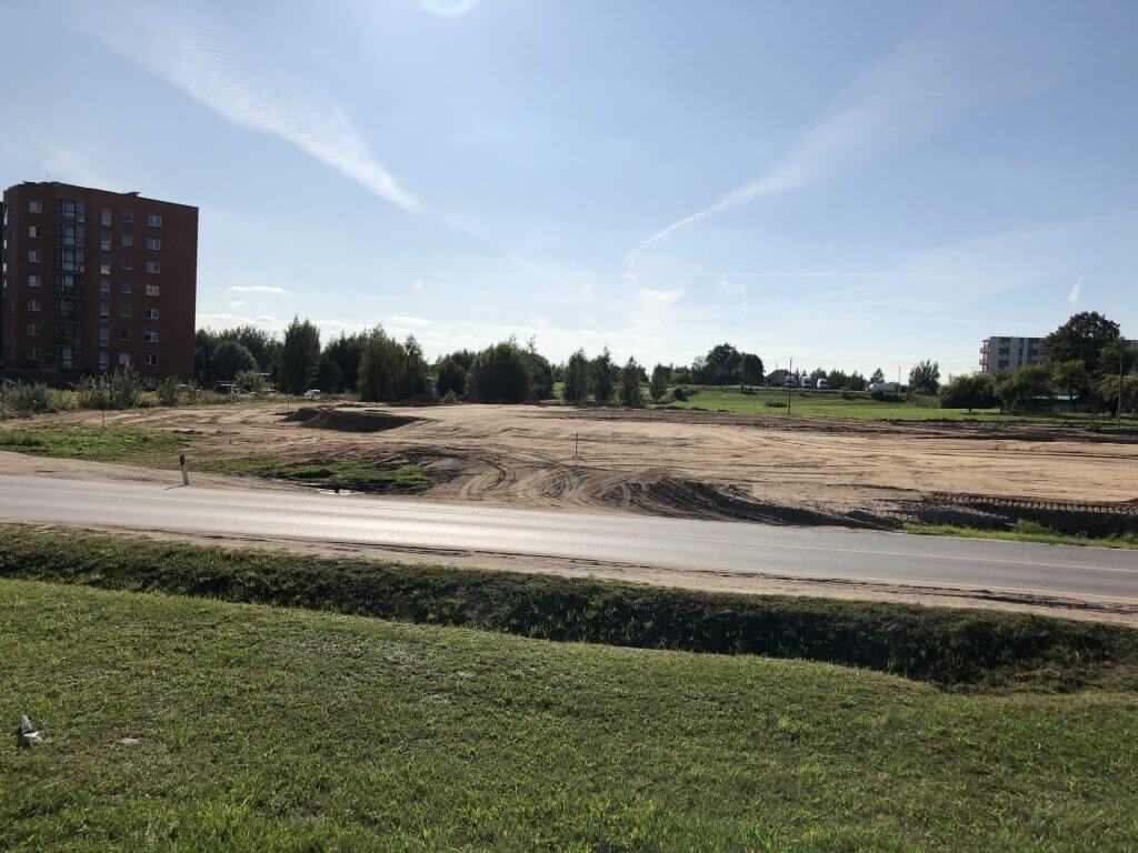 Rimi Pavilnionių g. (Pavilnionių g. 22) - Pārtikas veikals - būvdarbu attēli