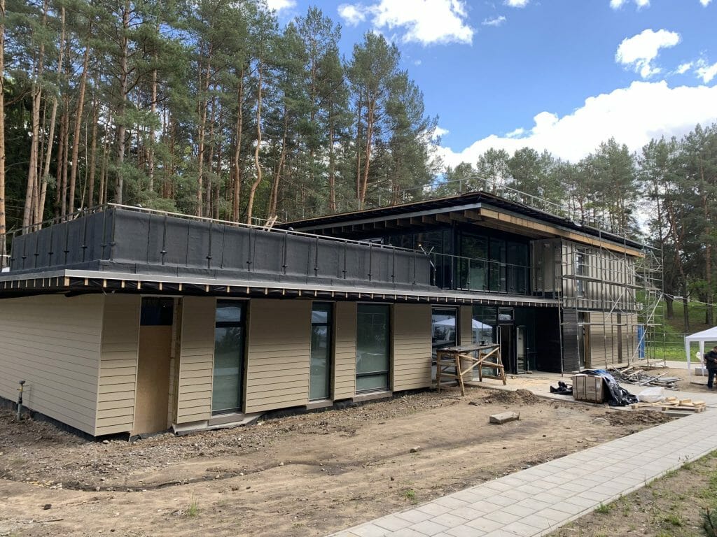 Garo fabrikas Pušyno kel. 25 (Pušyno kel. 25) - Viesnīca - būvdarbu attēli