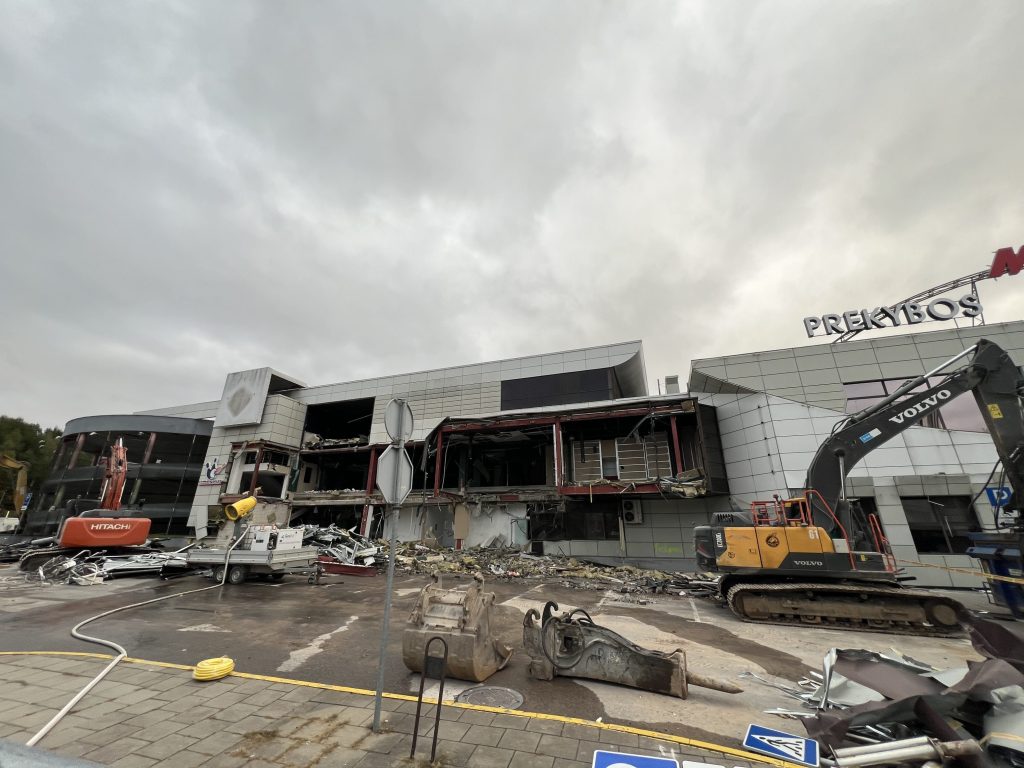 PC Mada rekonstrukcija (Viršuliškių g. 40, 42) - Shopping center - construction photos