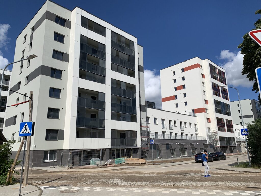 K17 (Kernavės g. 15, 17) - Multi apartment - construction photos