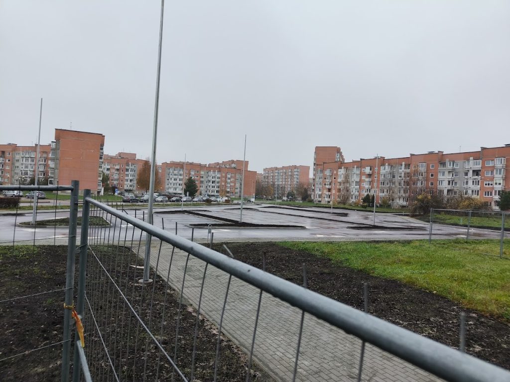Stovėjimo aikštelė Mogiliovo g. (Mogiliovo g.) - Parking facility - construction photos